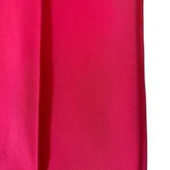 AKRIS Melissa Barbie Pink Silk Trouser Pant Fuscia Straight Leg RARE size 2 - Picture 4 of 15